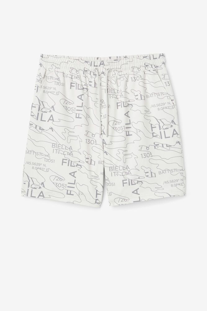 Fila Shorts Herre Hvite Decklan 752914-XWF